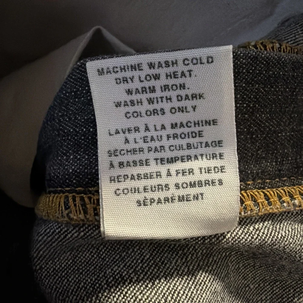 VTG Polo 67‎ Carpenter C-5 Ralph Lauren 38x30 DARK Wash Cotton Jeans, WIDE LEG!
